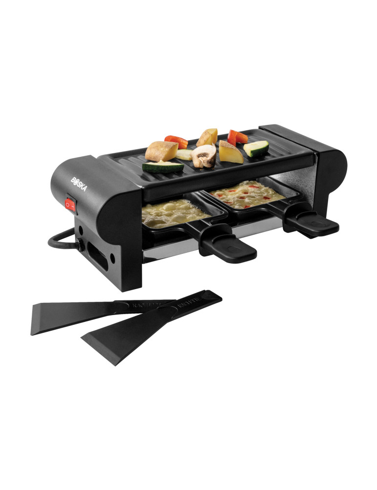 Mini appareil à raclette BOSKA pour deux personnes publicitaire