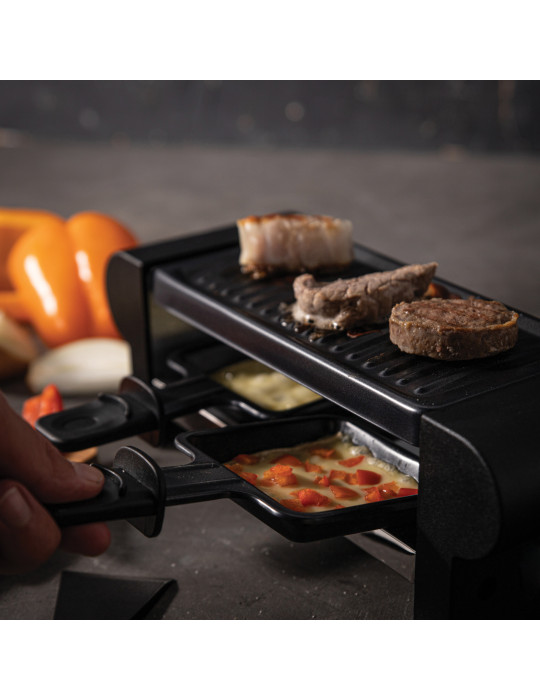 Mini appareil à raclette BOSKA pour deux personnes publicitaire