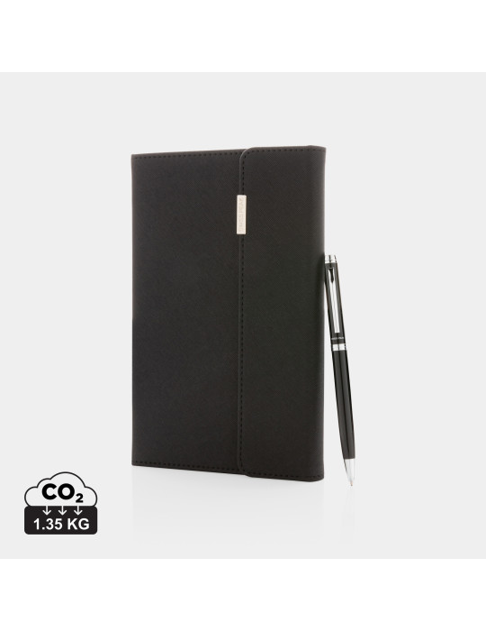 Coffret carnet A5 et stylo Swiss Peak personnalisable