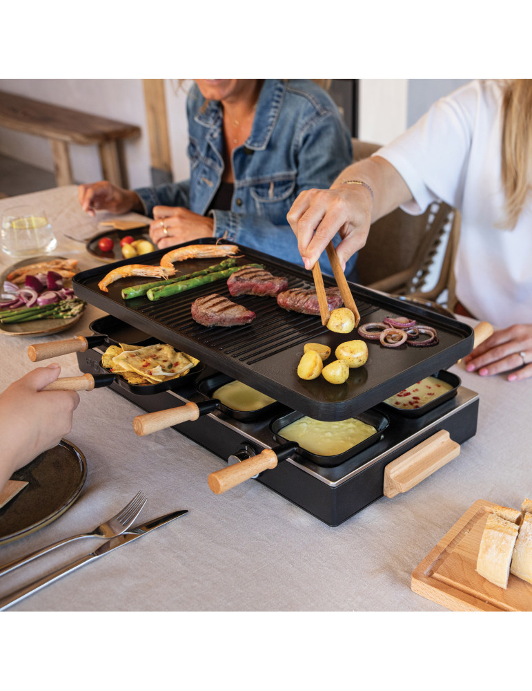 Appareil à raclette BOSKA Gourmet Party huit personnes personnalisable