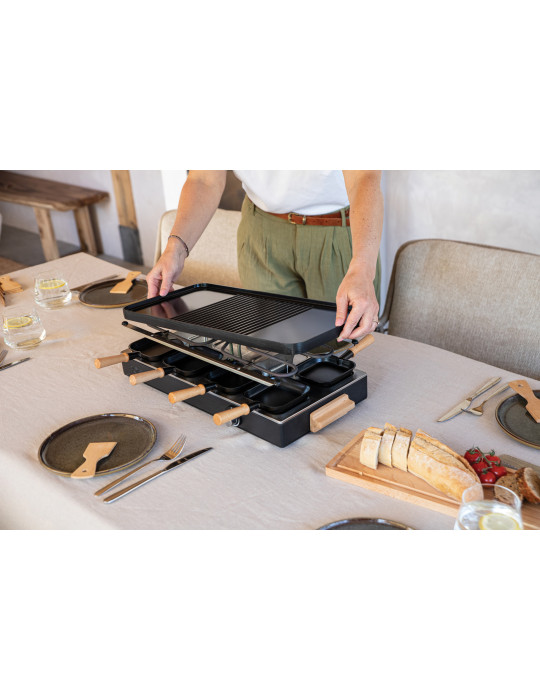 Appareil à raclette BOSKA Gourmet Party huit personnes personnalisable