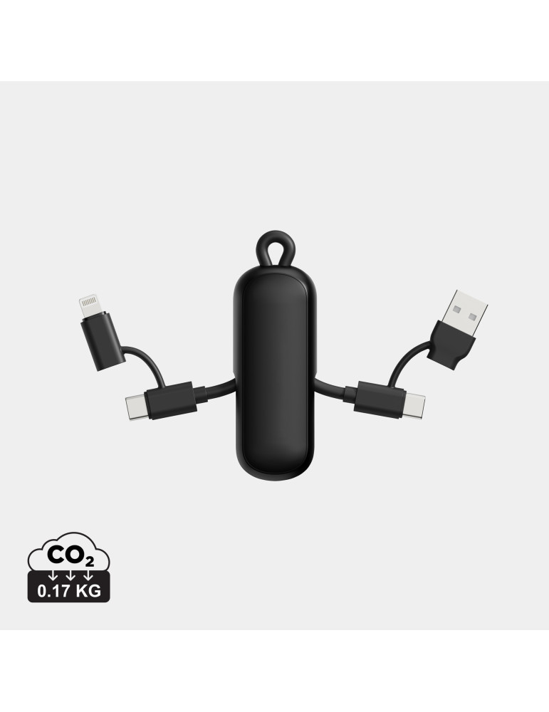 Câble 100W porte-clés 4-en-1 Urban Vitamin Dublin personnalisable