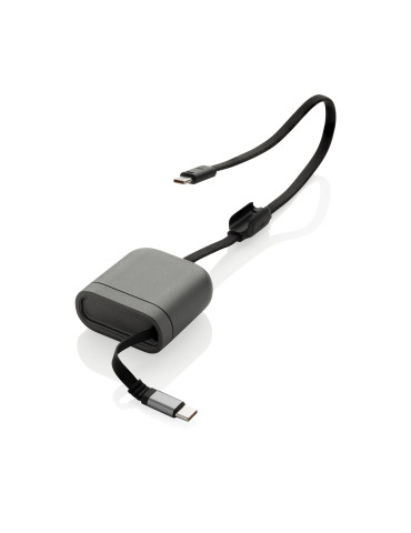 Câble rétractable à chargement rapide 100W Spira RCS personnalisable 2