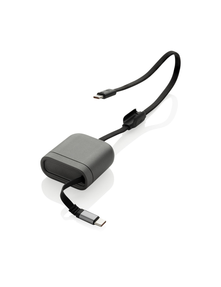 Câble rétractable à chargement rapide 100W Spira RCS personnalisable