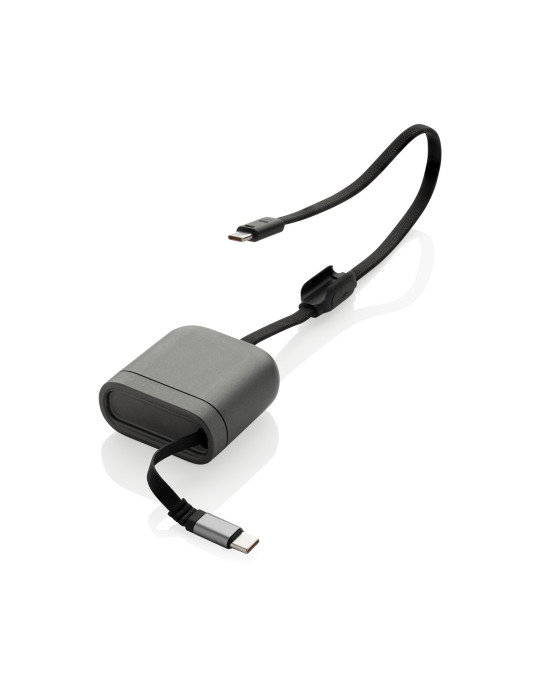 Câble rétractable à chargement rapide 100W Spira RCS personnalisable