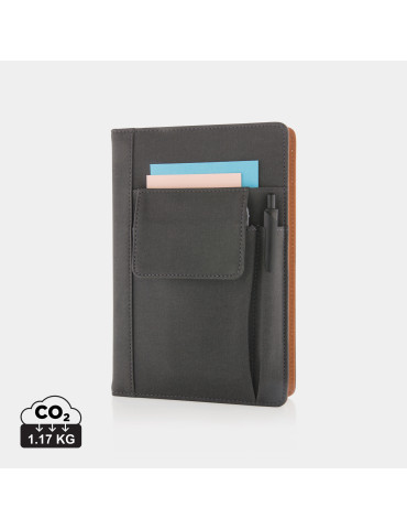 Carnet A5 à housse réutilisable et poche téléphone personnalisable