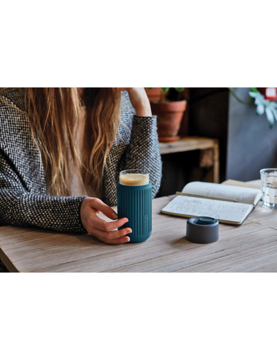 Tasse voyage Black+Blum 340 ml en verre personnalisable