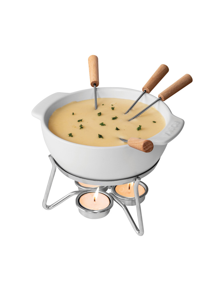 Service à fondue BOSKA Party 750 ml en céramique personnalisable