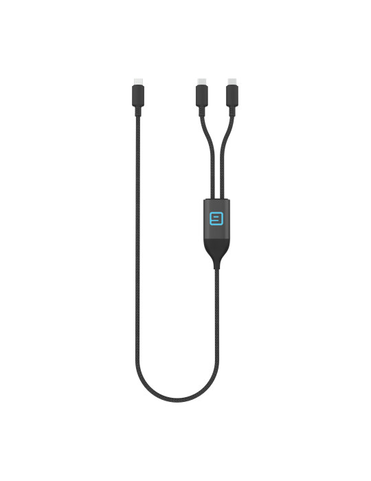 Câble 100W à double sortie USB-C Terra RCS personnalisable