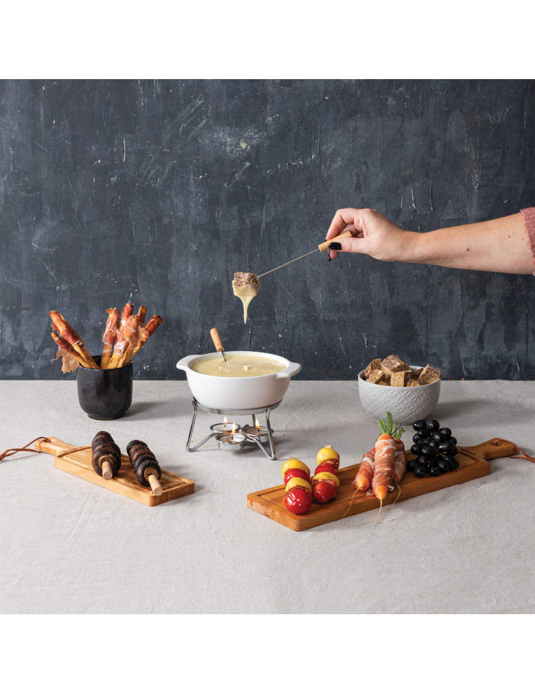 Service à fondue BOSKA Party 750 ml en céramique personnalisable