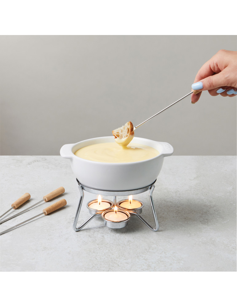 Service à fondue BOSKA Party 750 ml en céramique personnalisable