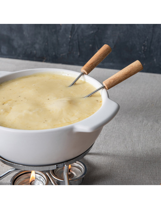 Service à fondue BOSKA Party 750 ml en céramique personnalisable