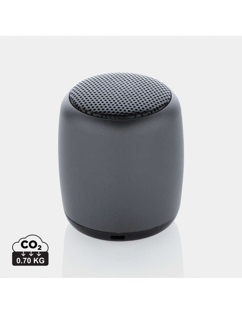 Mini enceinte aluminium sans fil 3 W personnalisable