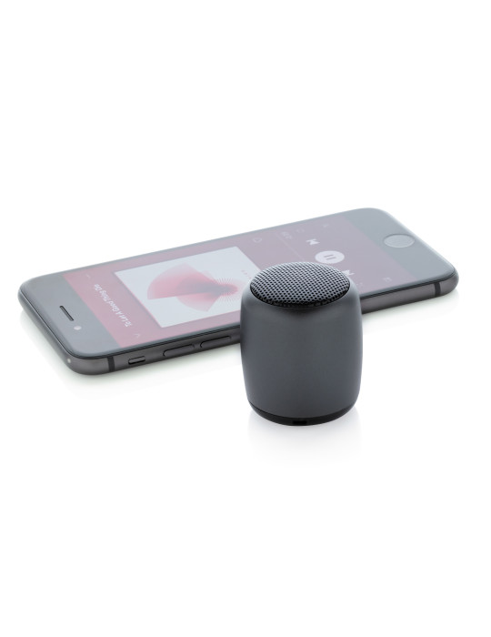 Mini enceinte aluminium sans fil 3 W personnalisable