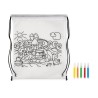 Sac à Cordon Non Tissé Personnalisé - CARRYDRAW Matières : polypropylène (PP) Couleurs : blanc personnalisable avec votre logo