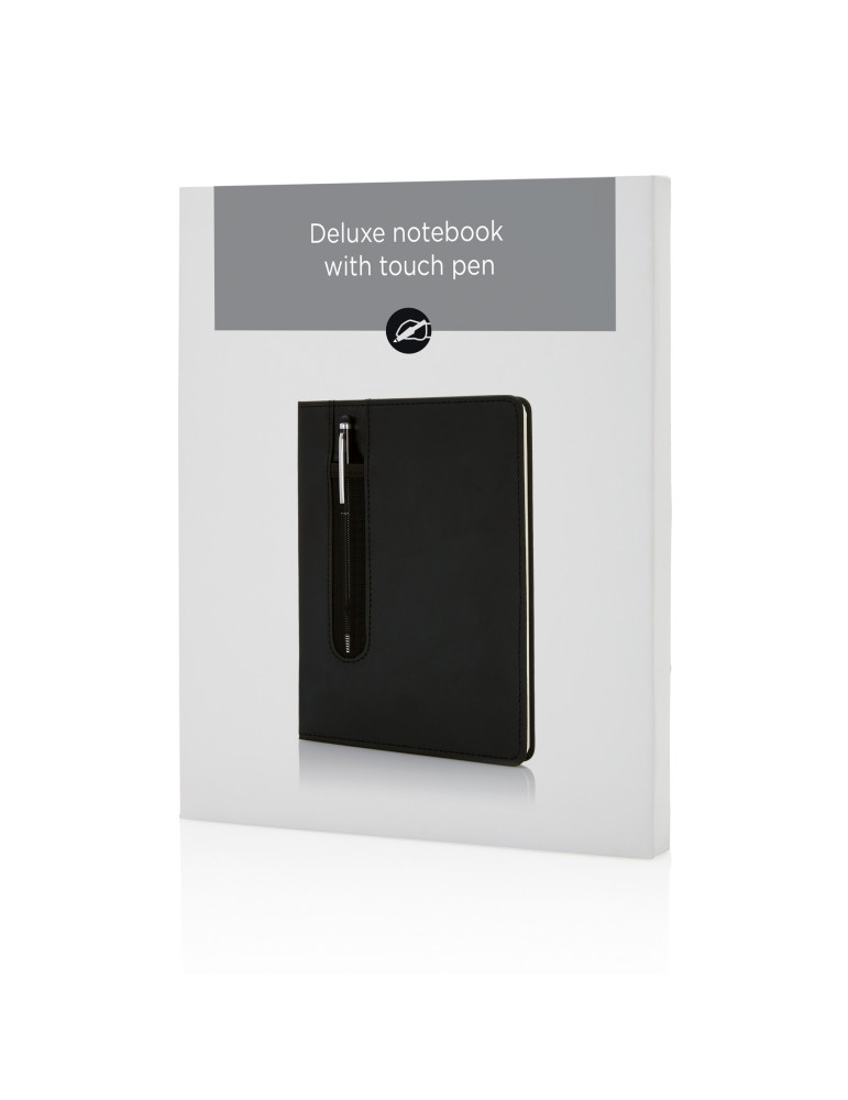 Coffret carnet A5 rigide et stylo-stylet personnalisable