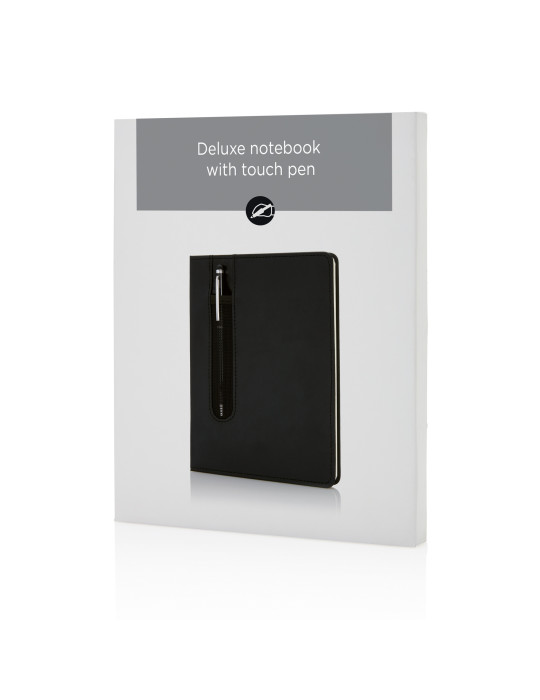 Coffret carnet A5 rigide et stylo-stylet personnalisable