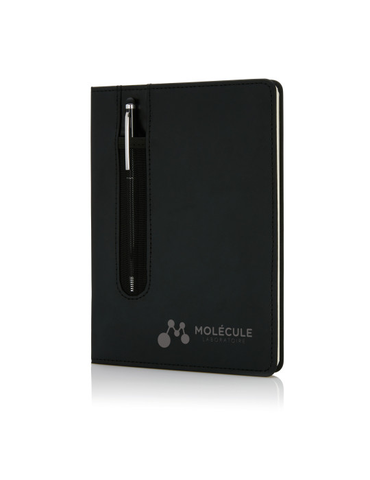 Coffret carnet A5 rigide et stylo-stylet personnalisable