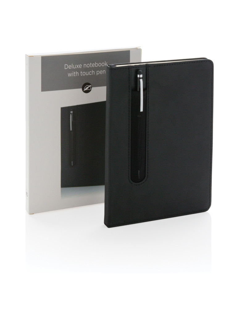 Coffret carnet A5 rigide et stylo-stylet personnalisable