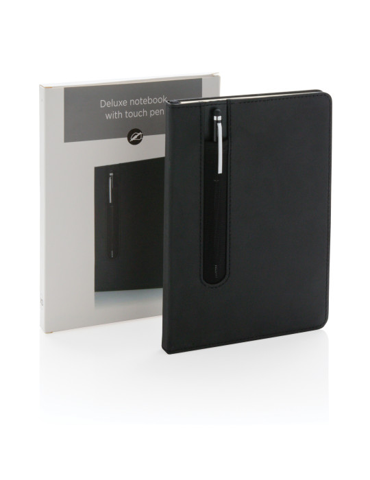 Coffret carnet A5 rigide et stylo-stylet personnalisable