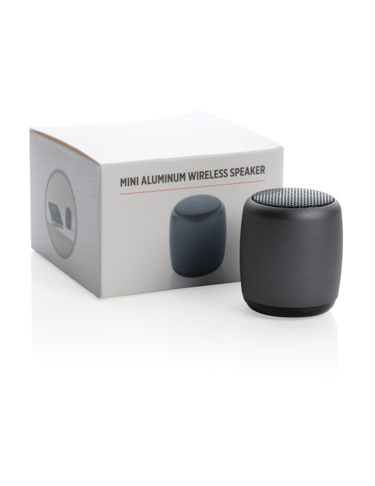 Mini enceinte aluminium sans fil 3 W personnalisable