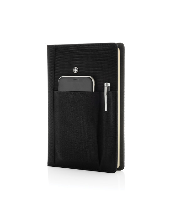 Coffret Swiss Peak carnet A5 housse et stylo personnalisable