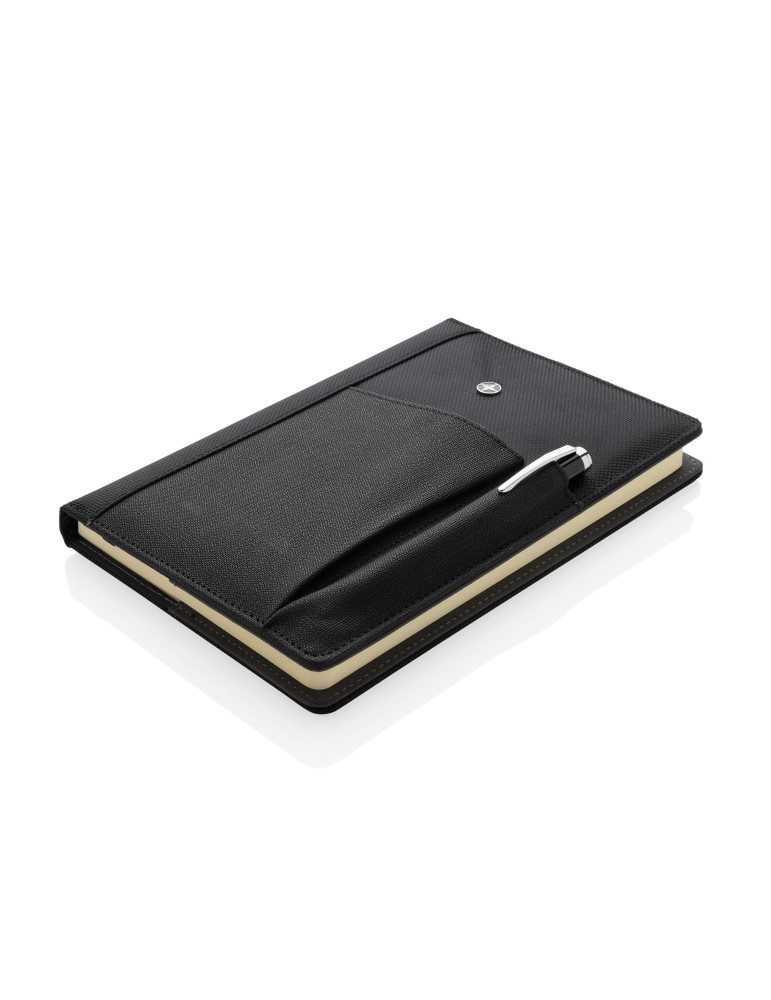 Coffret Swiss Peak carnet A5 housse et stylo personnalisable