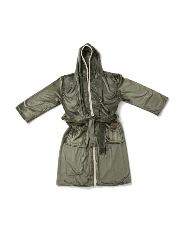Peignoir à capuche Vinga Louis S/M en rPET GRS personnalisable