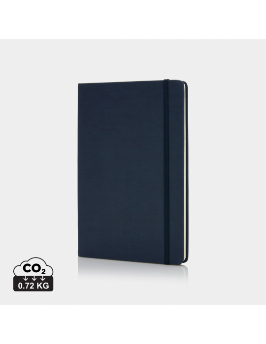 Carnet A5 rigide en PU 160 pages lignées personnalisable