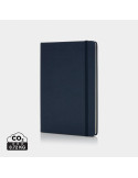 Carnet A5 rigide en PU 160 pages lignées personnalisable