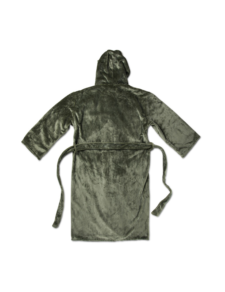 Peignoir à capuche Vinga Louis S/M en rPET GRS personnalisable