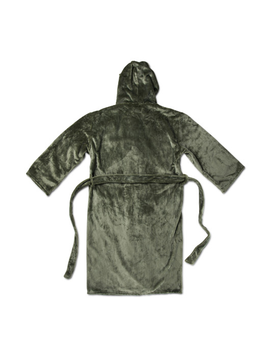 Peignoir à capuche Vinga Louis S/M en rPET GRS personnalisable