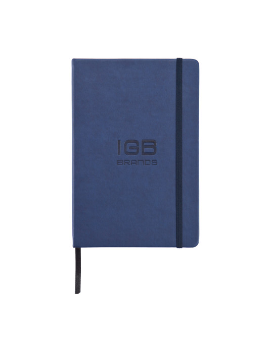 Carnet A5 rigide en PU 160 pages lignées personnalisable