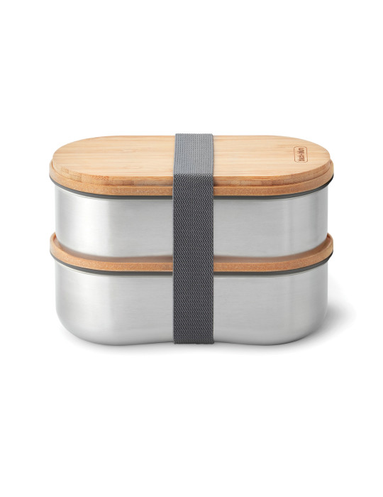 Bento double Black+Blum 1 L en acier personnalisable