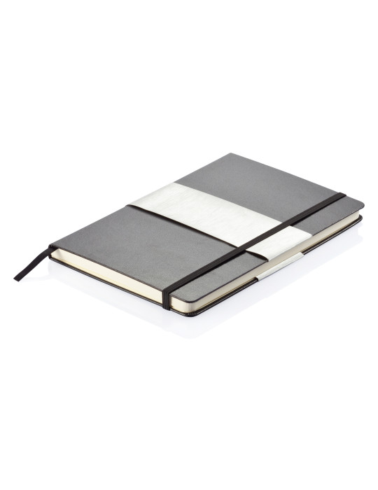 Carnet A5 rigide 160 pages avec pochette personnalisable