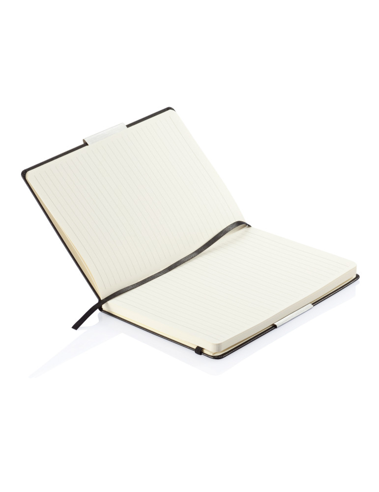 Carnet A5 rigide 160 pages avec pochette personnalisable