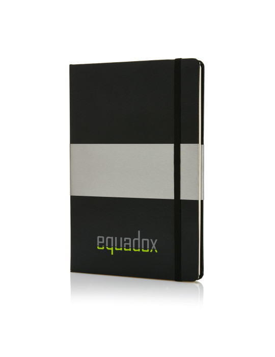 Carnet A5 rigide 160 pages avec pochette personnalisable