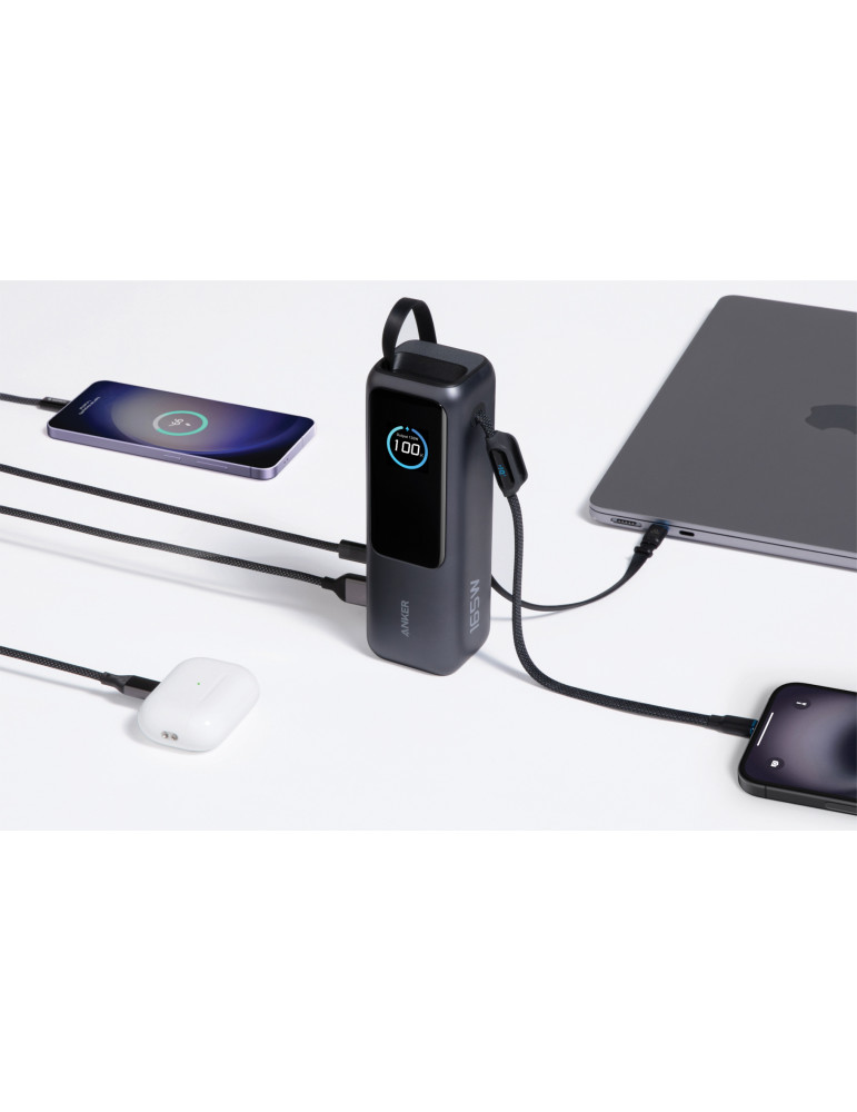 Batterie Anker 25 000 mAh 165 W à câbles intégrés personnalisable