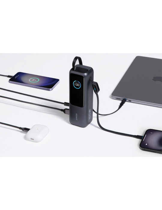 Batterie Anker 25 000 mAh 165 W à câbles intégrés personnalisable