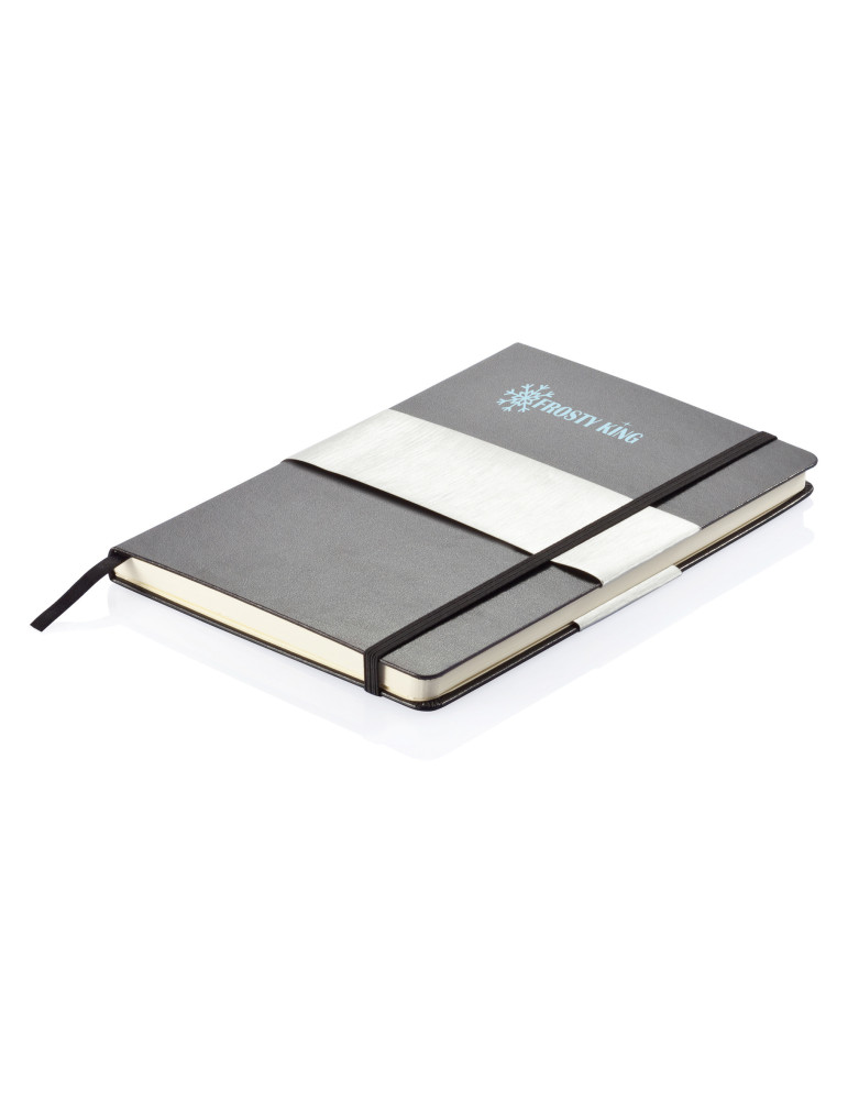Carnet A5 rigide 160 pages avec pochette personnalisable