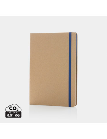 Carnet kraft A5 papier recyclé 144 pages personnalisable