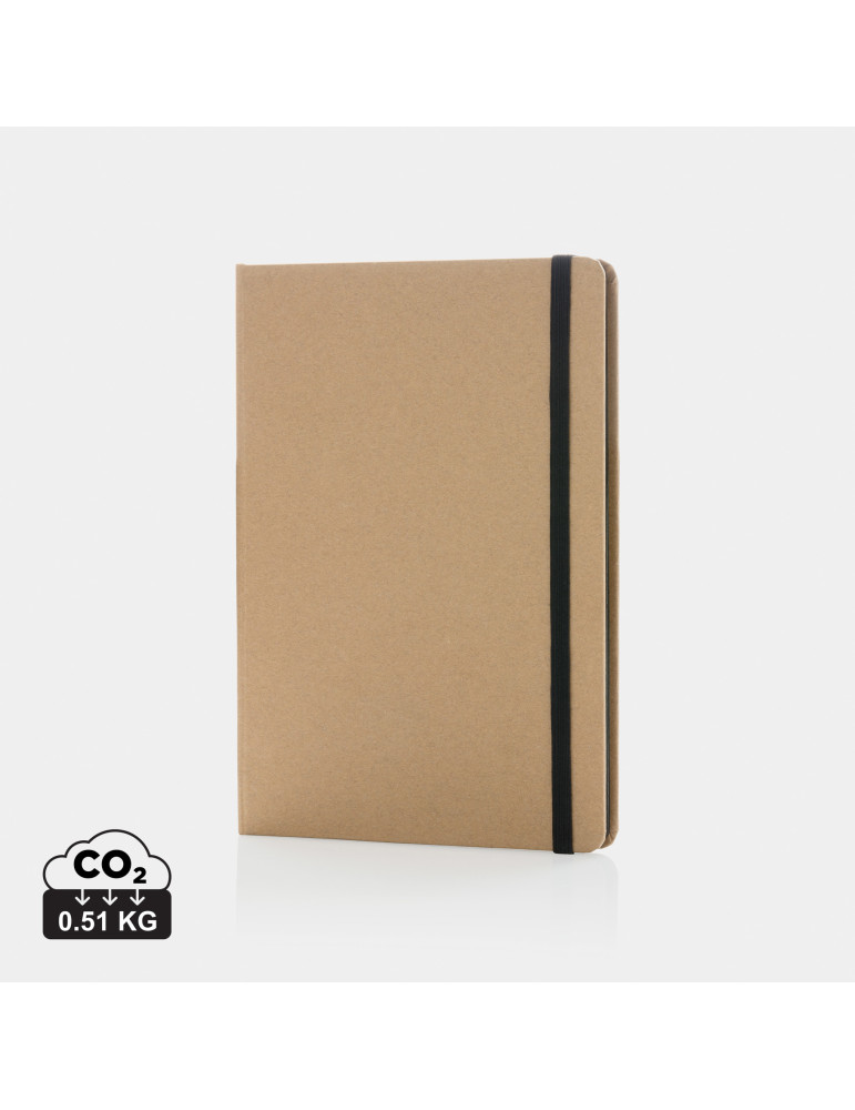 Carnet kraft A5 papier recyclé 144 pages personnalisable