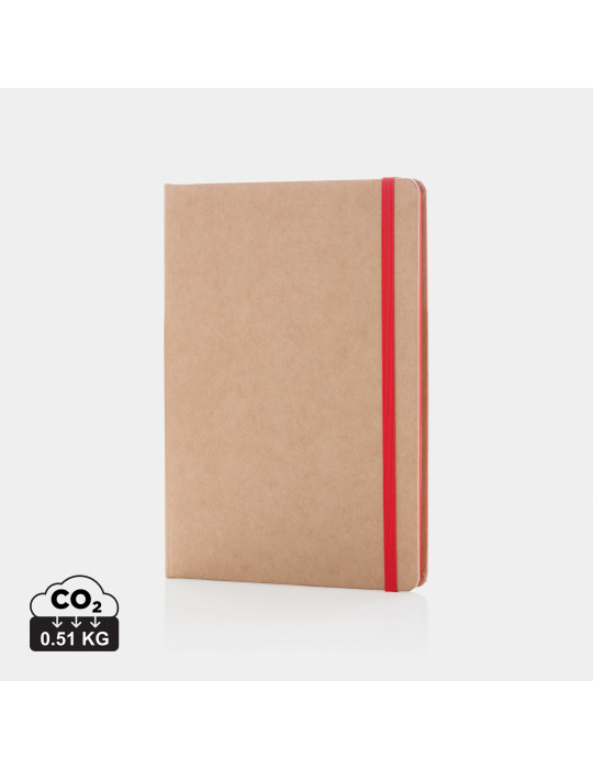 Carnet kraft A5 papier recyclé 144 pages personnalisable