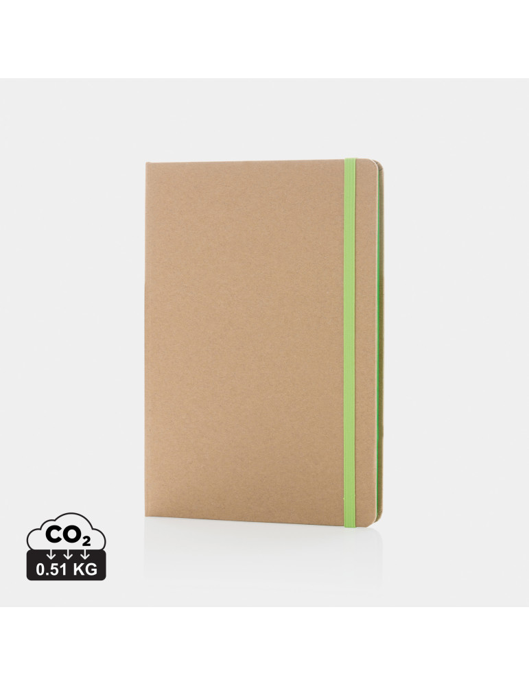 Carnet kraft A5 papier recyclé 144 pages personnalisable