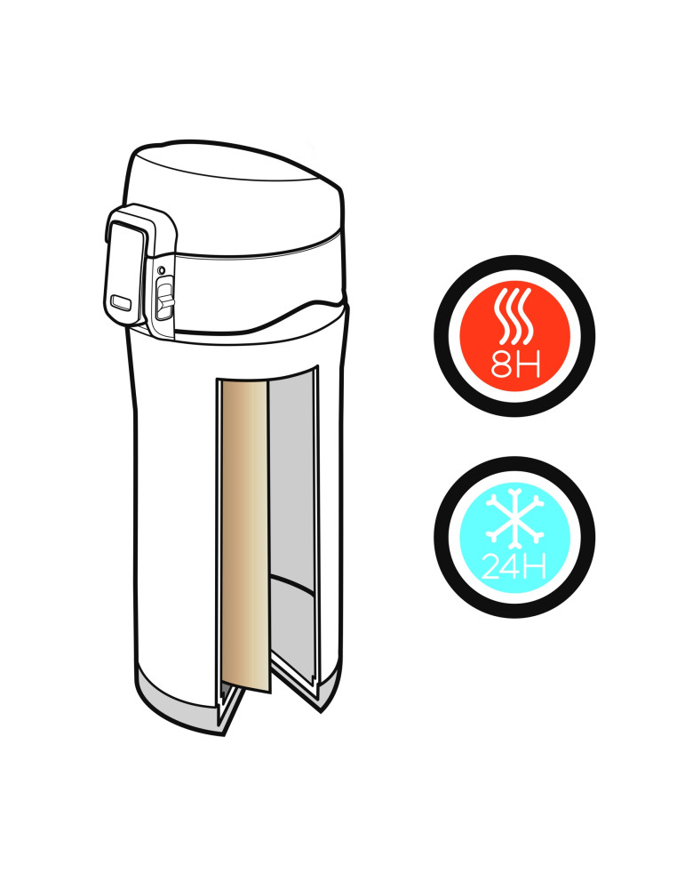 Mug Swiss Peak Elite 300 ml à bouchon verrouillable personnalisable