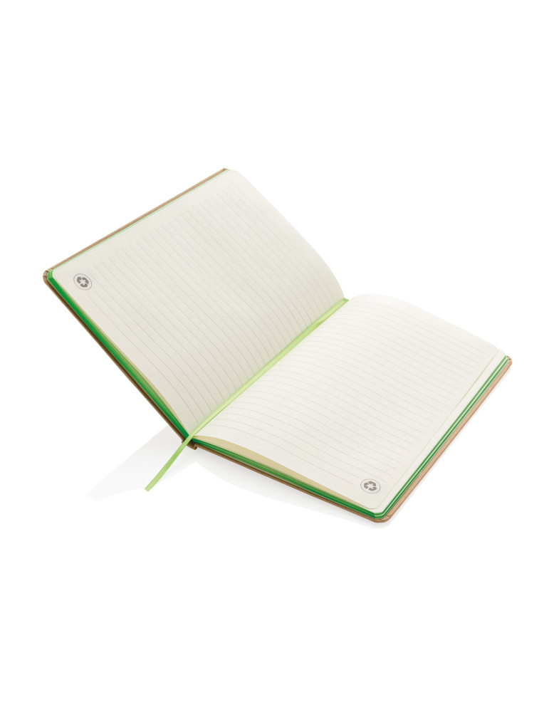 Carnet kraft A5 papier recyclé 144 pages personnalisable