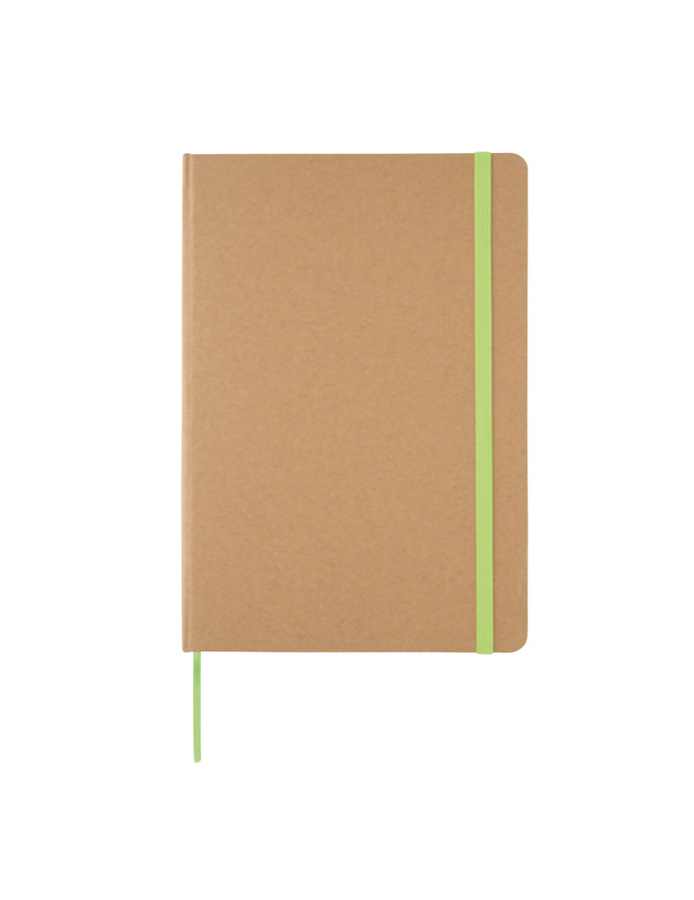 Carnet kraft A5 papier recyclé 144 pages personnalisable
