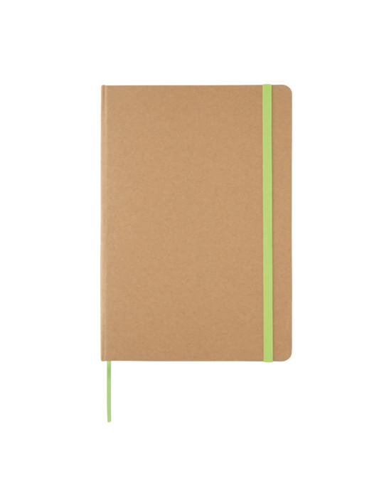 Carnet kraft A5 papier recyclé 144 pages personnalisable