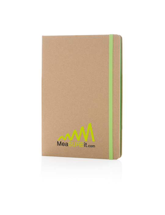 Carnet kraft A5 papier recyclé 144 pages personnalisable