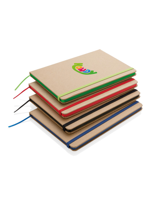 Carnet kraft A5 papier recyclé 144 pages personnalisable
